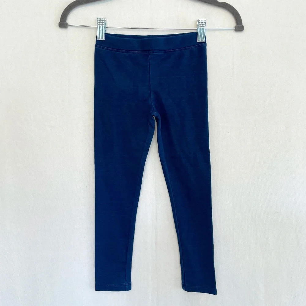 GYMBOREE Size Small (5-6) Pull On Leggings Full Length Blue NEW